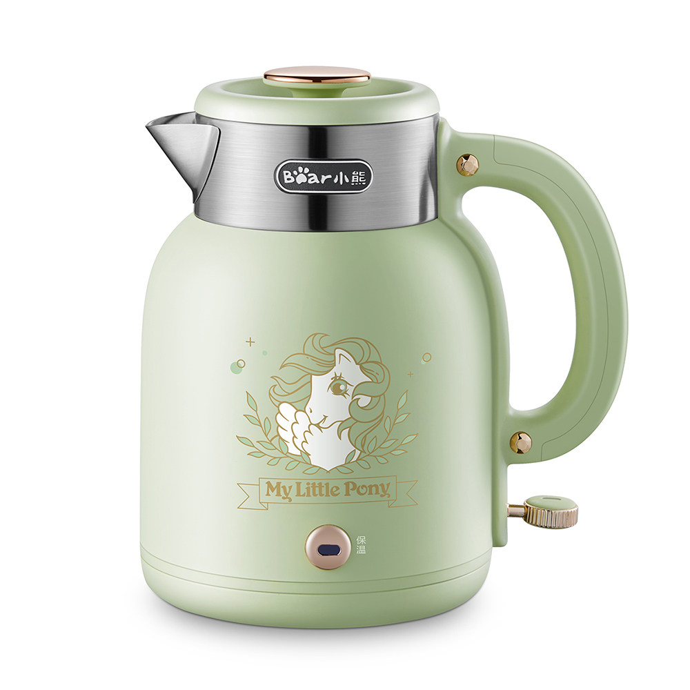 小熊电热水壶恒温家用不锈钢烧水壶保温一体大容量煮开电热水壶