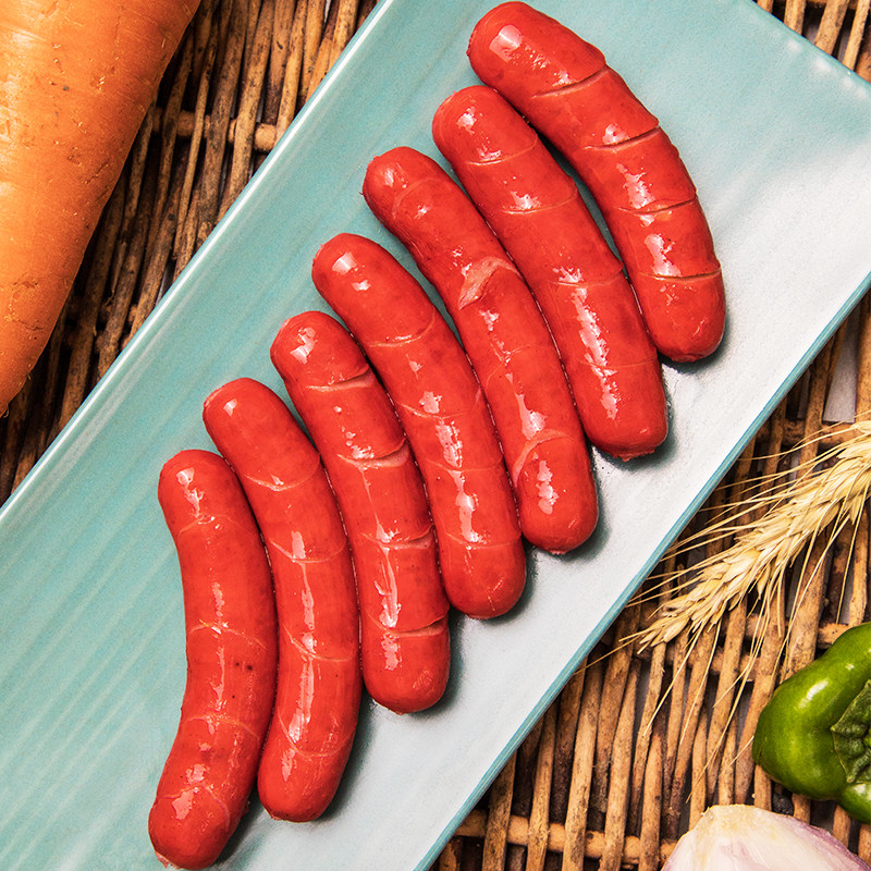 日式章鱼红肠台湾风味热狗火山山石脆皮烤肠香肠
