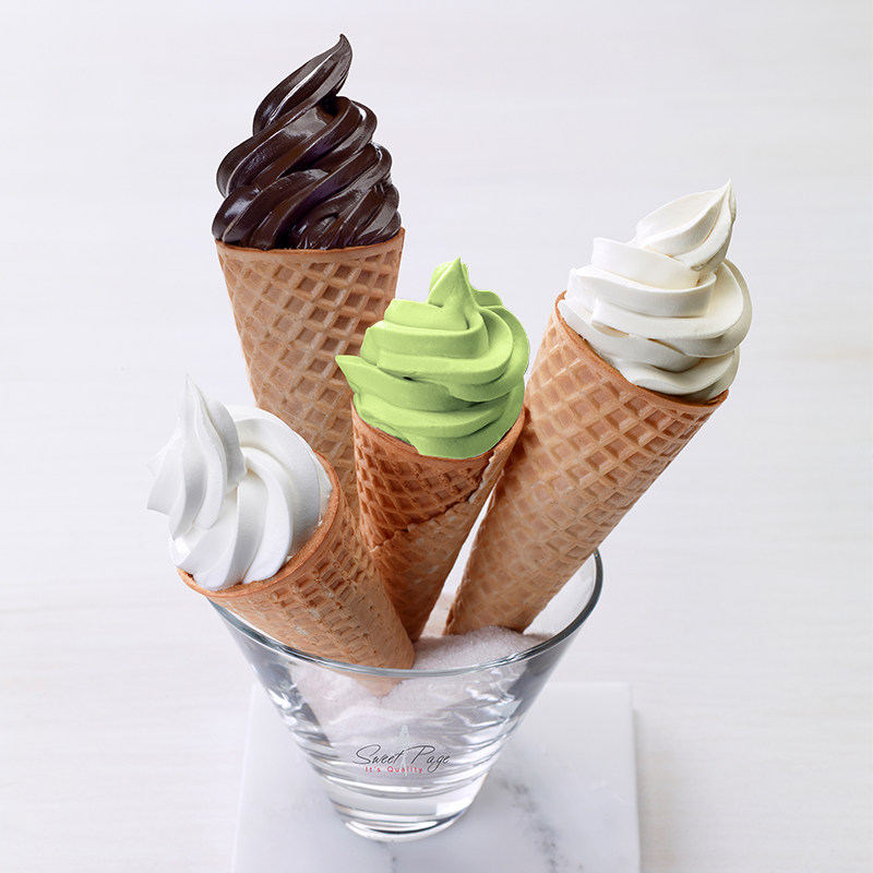 韩国sweetpage香浓巧克力冰淇淋粉抹茶味冷饮圣代甜筒冰淇淋粉