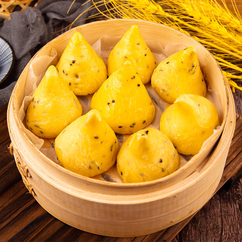 东北玉米面窝窝头10个面食杂粮馒头手工粗粮包子包点