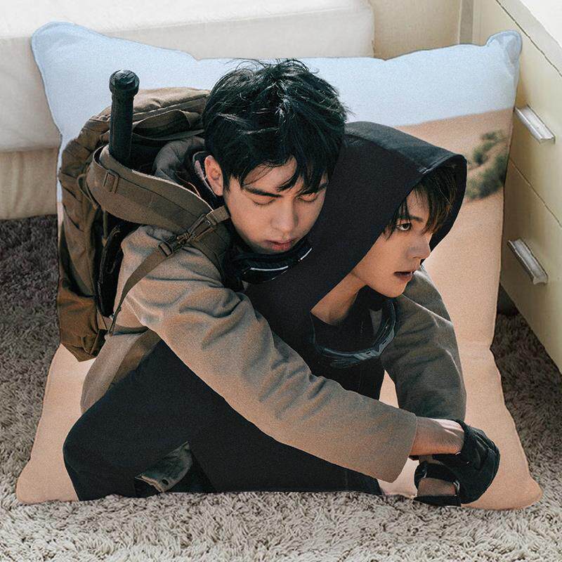 终极笔记肖宇梁周边抱枕枕头张起灵明星同款签名动漫毛绒