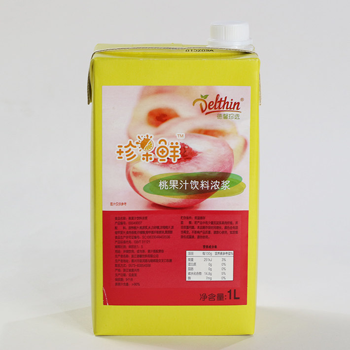果汁德馨珍选珍果鲜果1l饮料浓浆浓缩果蜜浓缩果蔬汁