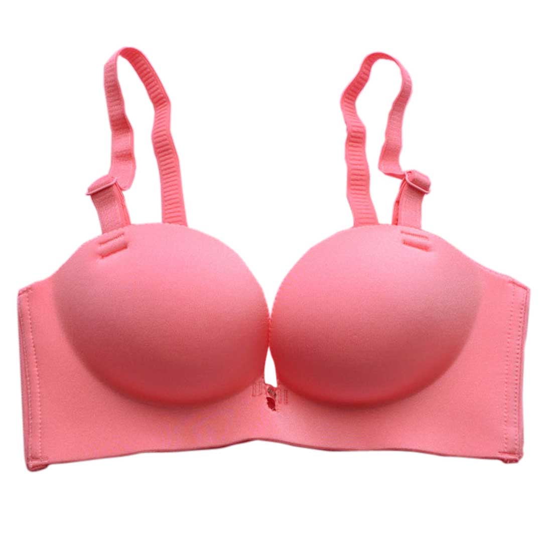 加厚小胸丰胸性感超聚拢无钢圈调整型女士文胸1/2杯套装内衣