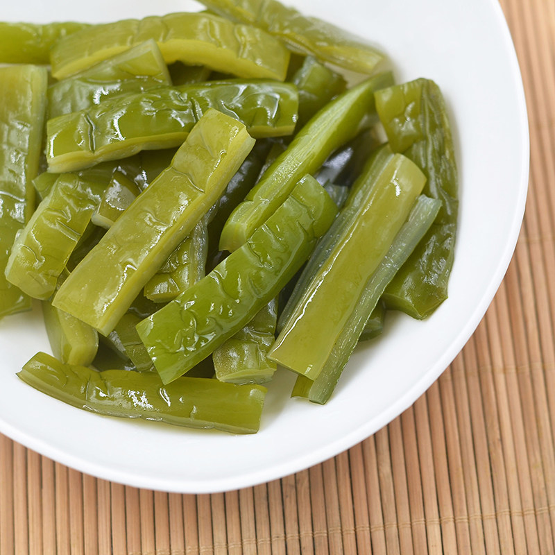 新嫩盐渍裙带菜梗段海白菜海带海裙菜非干货海藻海菠菜5斤包邮