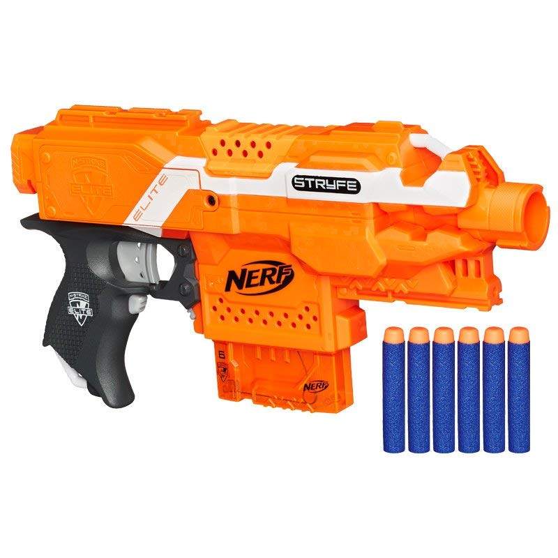 玩具孩之宝nerf热火电动冲锋发射器男孩礼物户外软弹枪