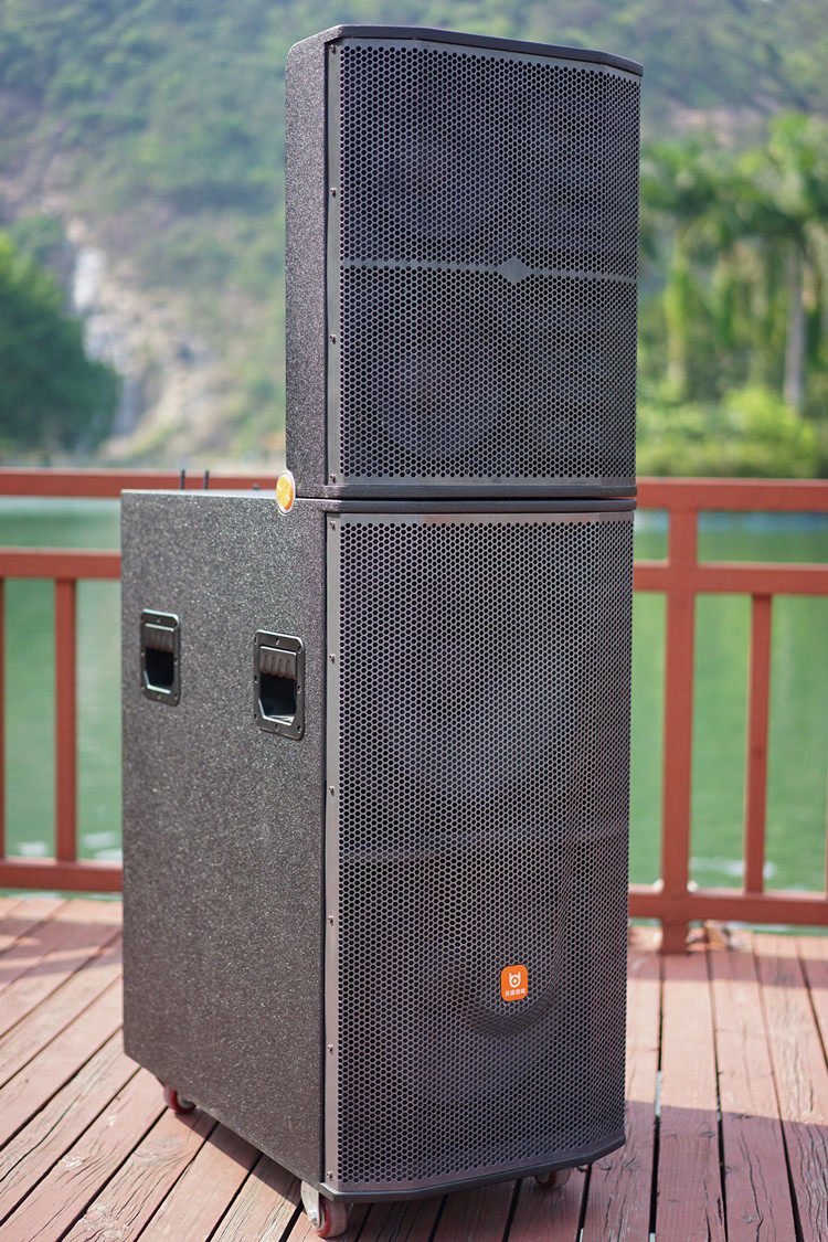 贝德猛士15寸三分大功率线阵音响户外专业舞台拉杆广场音箱