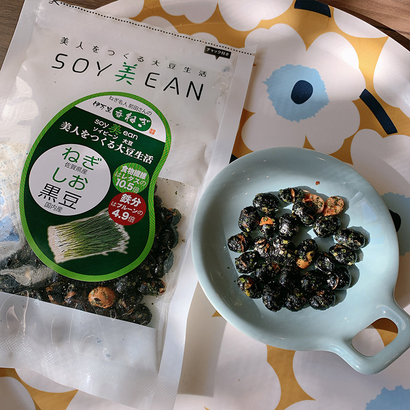 腻腻ninicasa 日本进口大豆生活美人豆零食味增黑糖口味健康食品