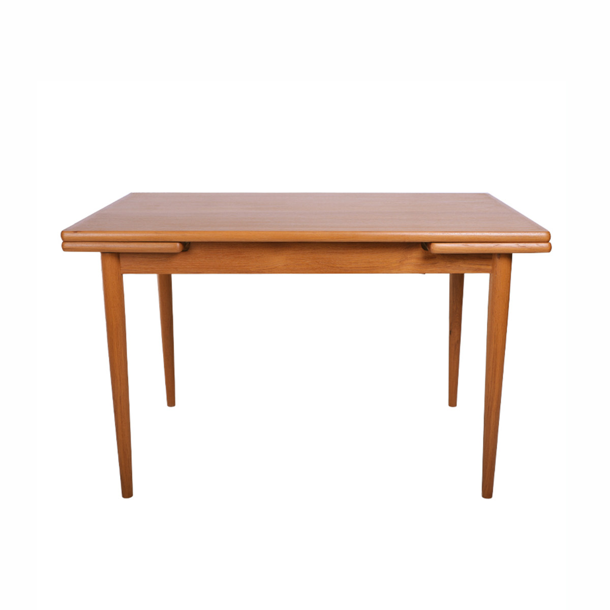 木纳家具北欧中古古可抽拉餐桌折叠长方形实木餐桌