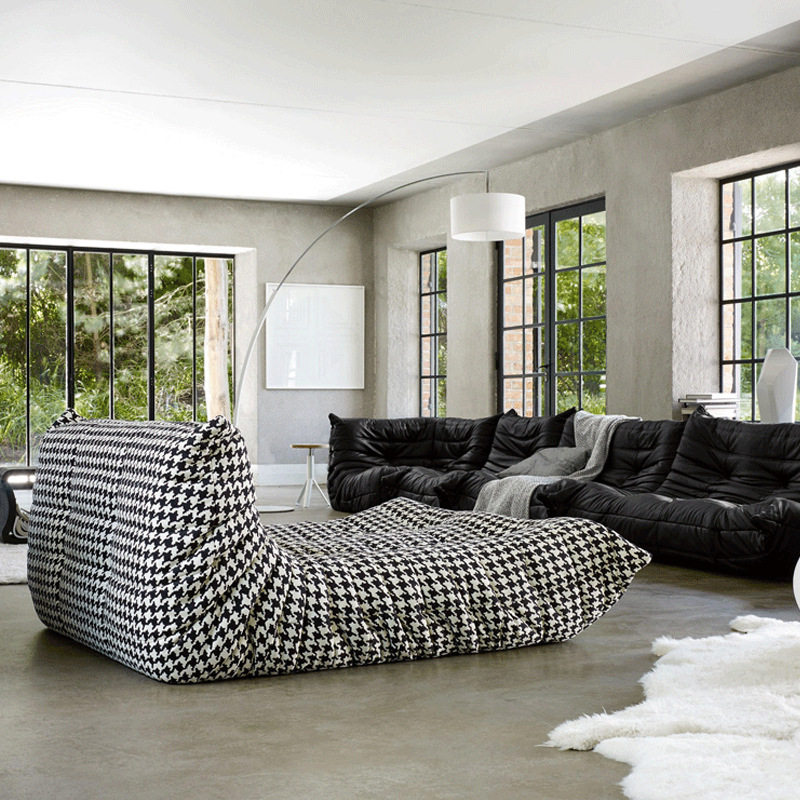 网红红博主同款原版togo毛毛虫懒人沙发休闲阳台沙发床