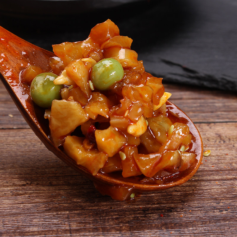 五仁酱丁酱菜咸菜下饭菜开胃菜香辣萝卜干丁榨菜早餐小菜500g袋装