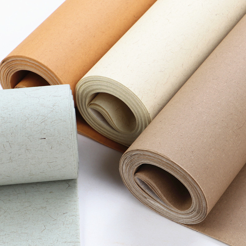 专用仿古作品投稿用纸书法半生半熟宣纸国展麻笺宣纸