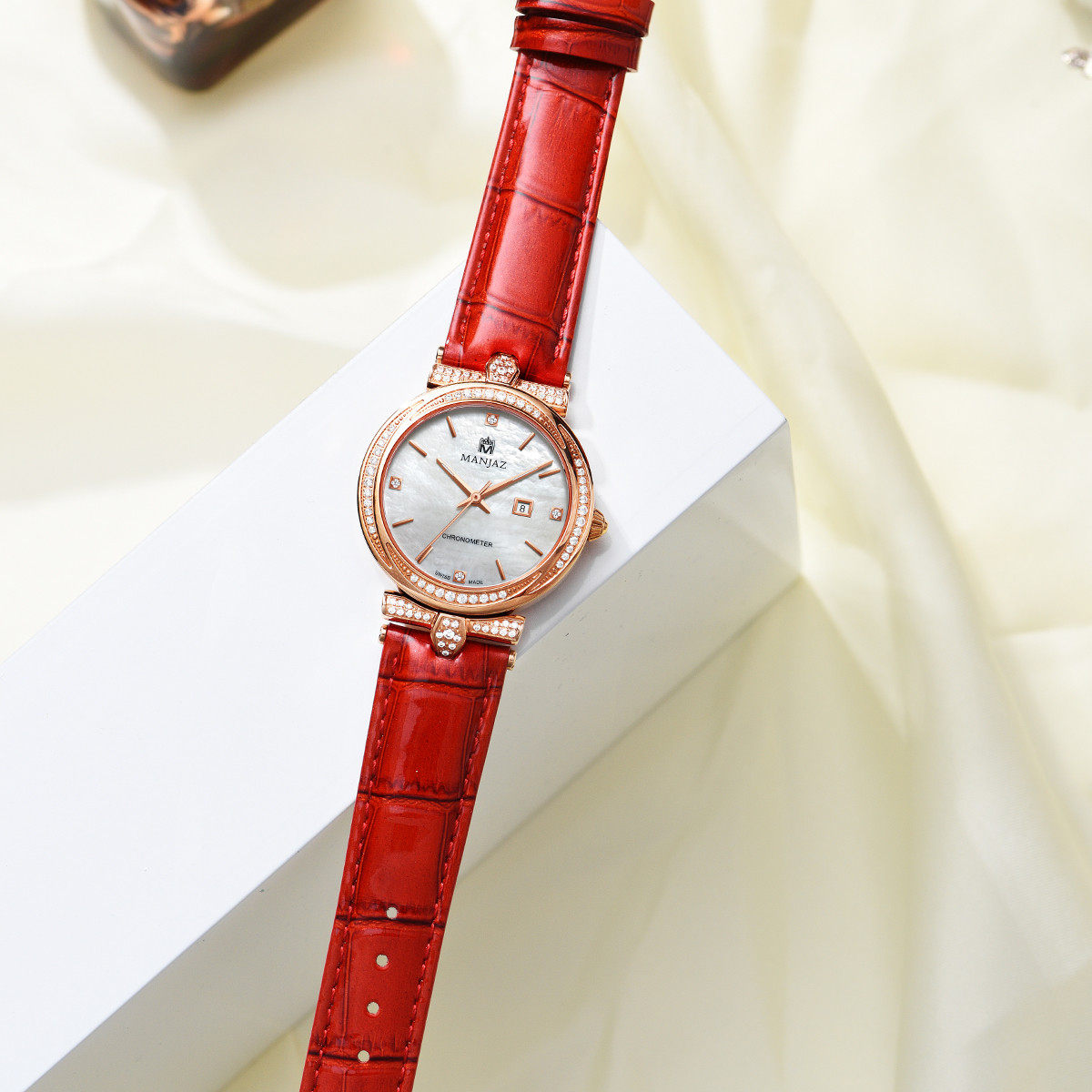 瑞士名爵天文台认证全自动手表女士品牌专柜防水瑞士腕表