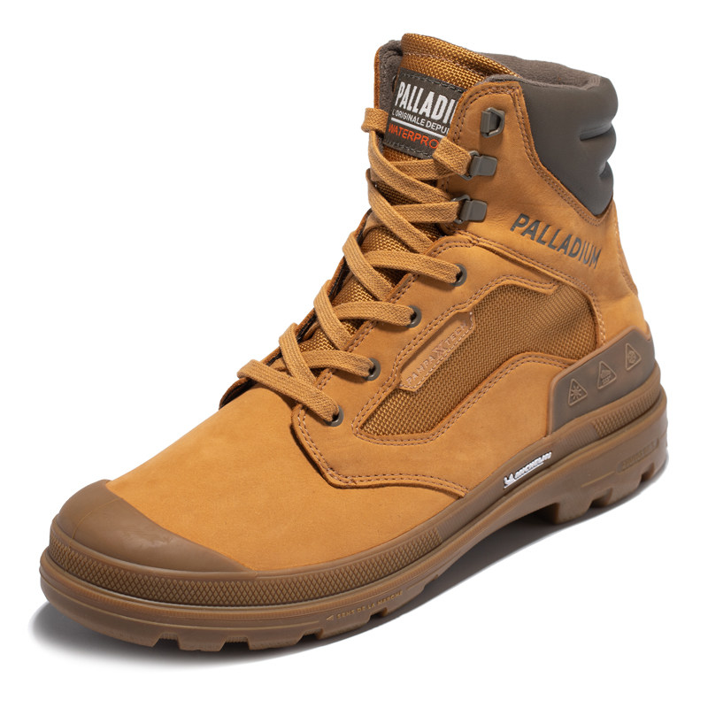 palladium帕拉丁加厚皮靴高帮男鞋米其林联名靴子工装高帮鞋