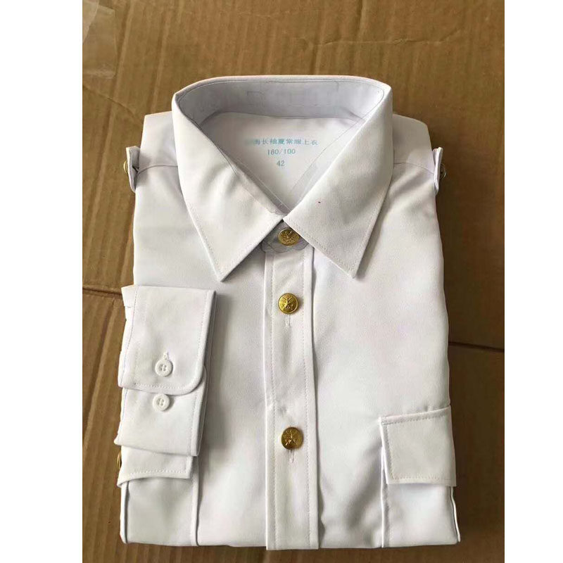 常服衬衣夏常服现货包邮海白夏季夏季短袖长袖单裤衬衫