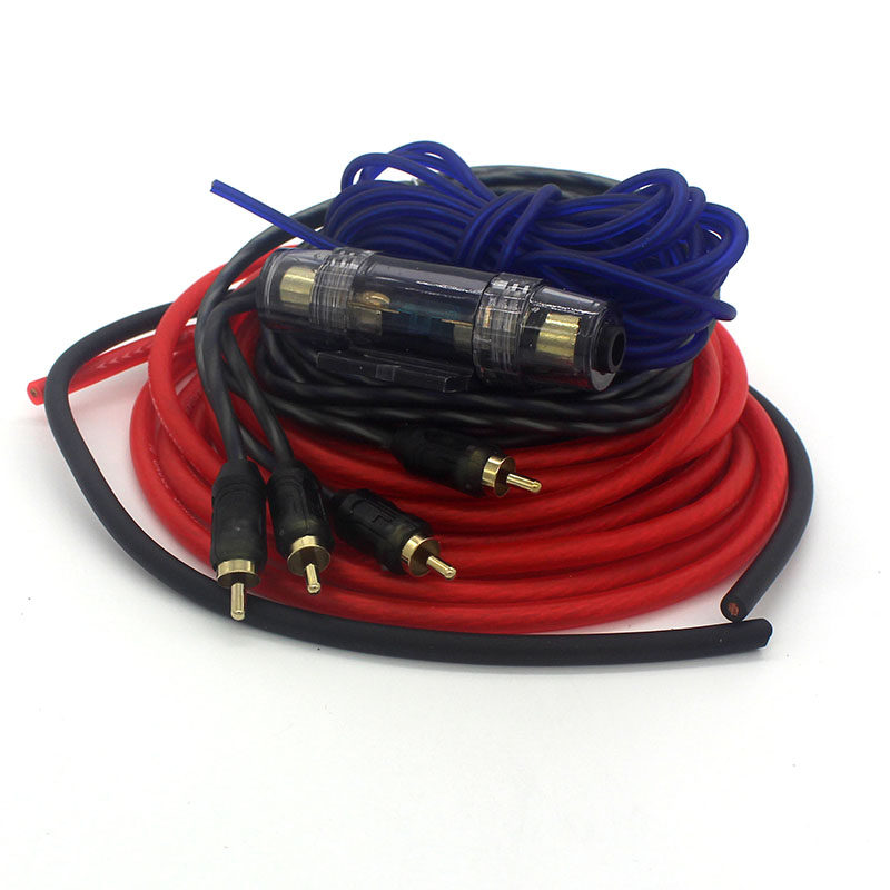 汽车音响低音炮功放套线改装专用连接线音频车载音乐配件