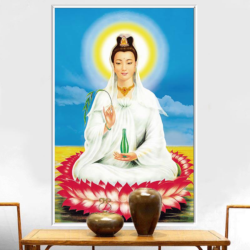 钻石5d十字绣砖贴绣点钻绣系列菩萨佛像满钻石十字绣套件