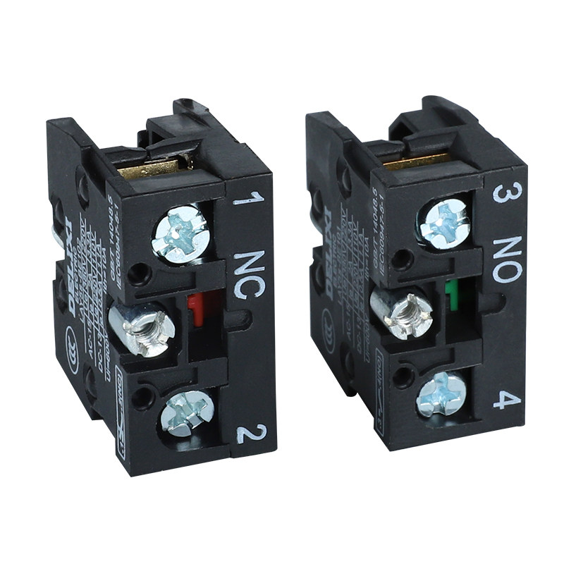 德力西按钮触点 lay5-be101(常开)/be102(常闭)常开底座 常闭底座