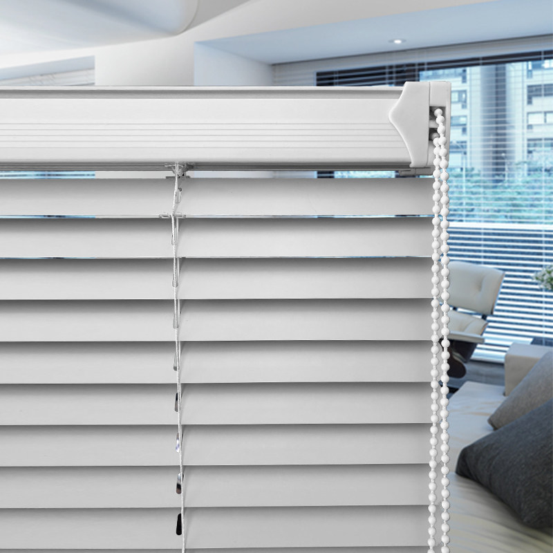 定制制成品窗帘铝合金百叶卷帘遮阳透气书房哑光百叶帘