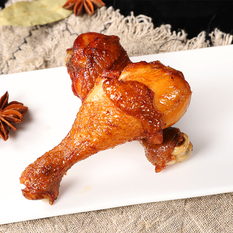 十二年老店 大午食品卤味不辣大鸡腿70g*10个真空即食鸡肉类零食