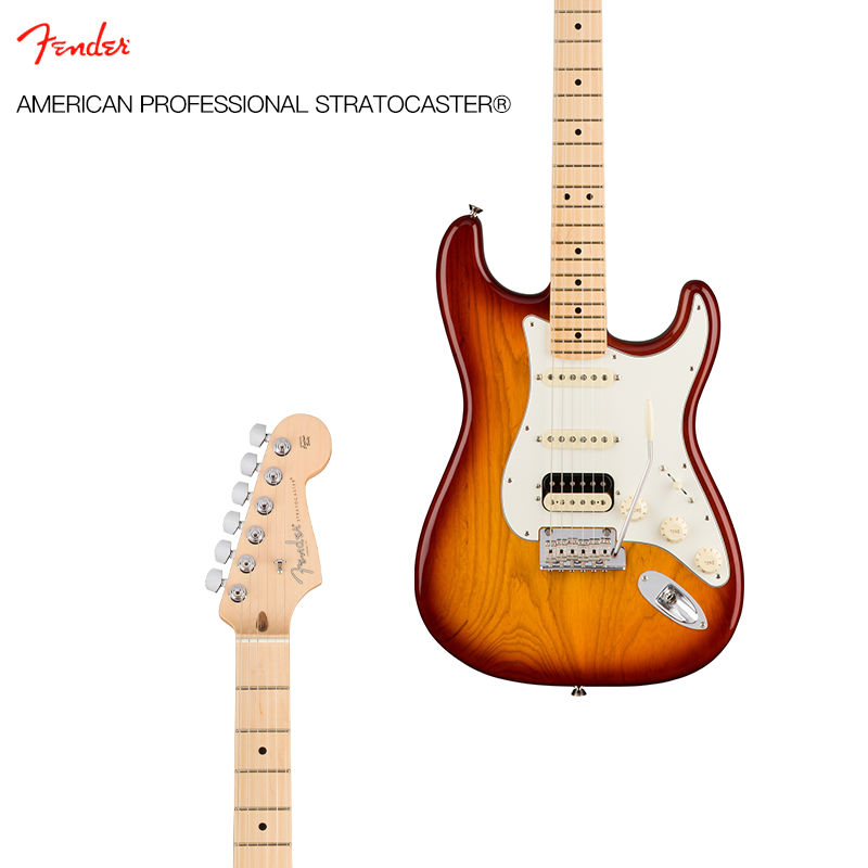 fender芬德官方美国专业系列st美专玫瑰枫木吉他电吉他