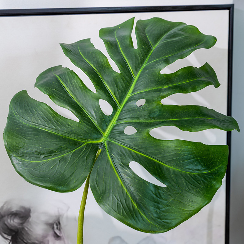 龟背大型摆件落地室内盆栽叶盆栽北欧绿植装饰仿真绿植