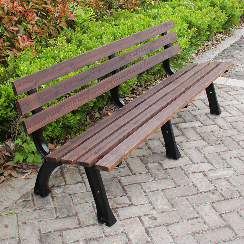 公园户外长椅靠背休闲椅广场庭院花园双人景观公园椅