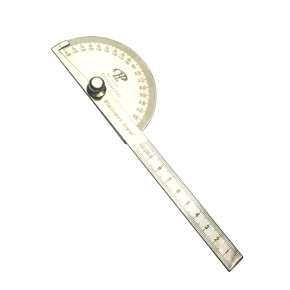 角度度尺万能360度多功能不锈钢活动半圆圆木工分角尺