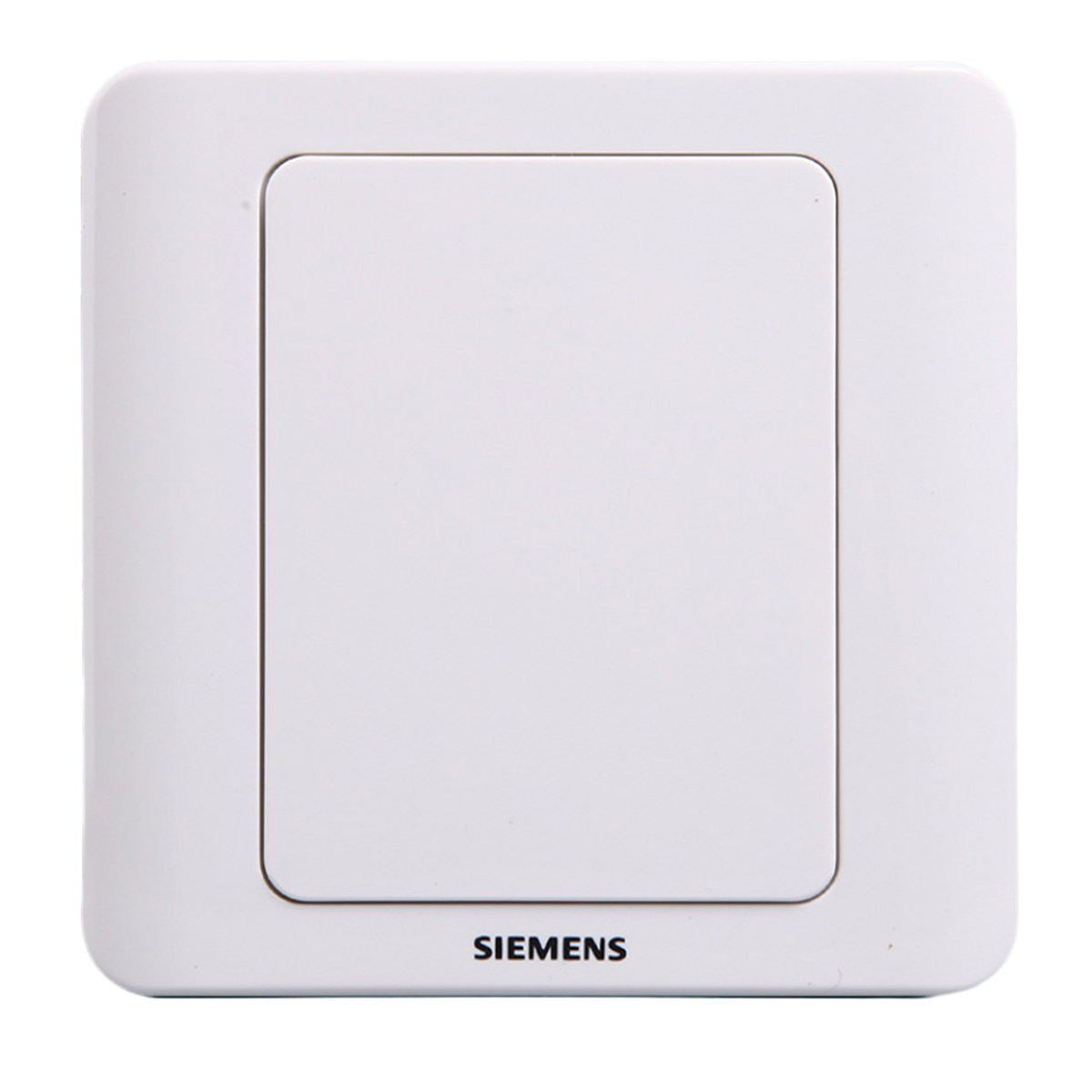 面板西门子开关插座远景雅白墙壁空白白板挡板官方单控开关