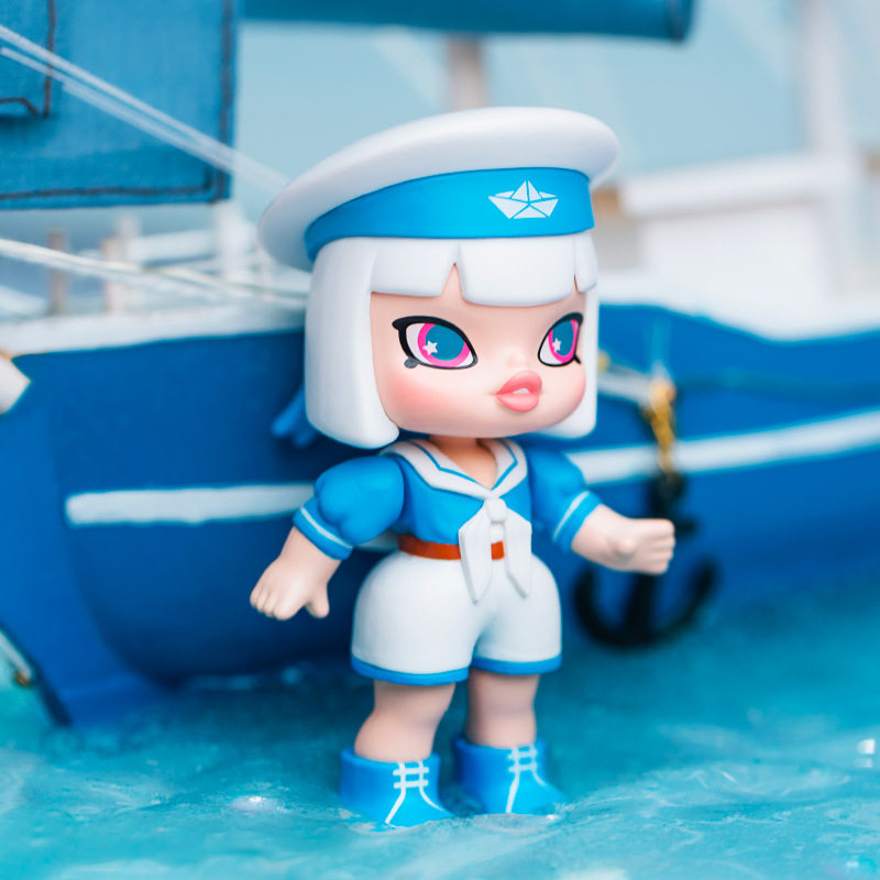 若态手办摆件巧克喵女孩少女可爱抖音大礼包网红整箱娃娃盲盒一套