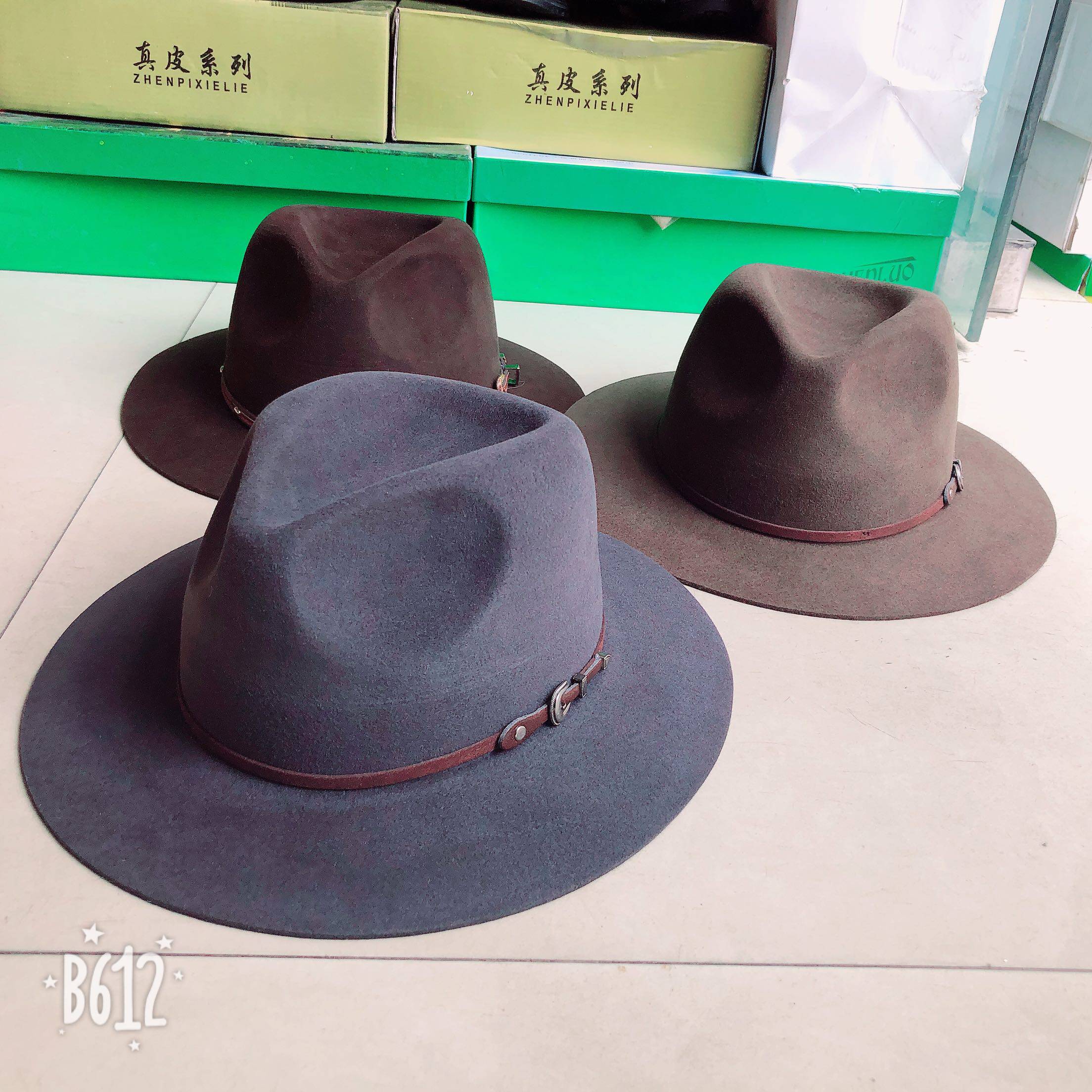 兔绒包邮藏式礼帽藏族高档新款大檐男士精品帽子