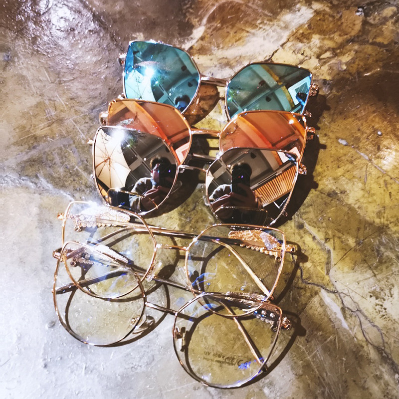 防滑链赵丽颖同款眼睛镜框素颜网红红韩版潮可配眼镜架