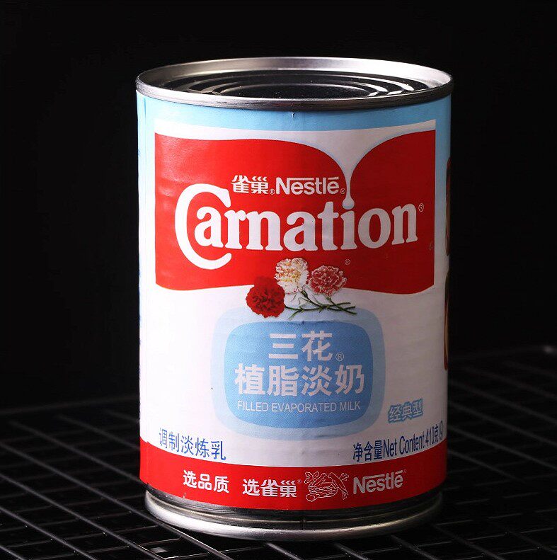 雀巢三花植脂淡奶410g48罐奶茶咖啡伴侣炼乳奶精炼乳