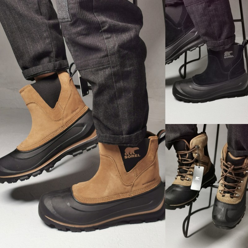 现货 Sorel Buxton 冰熊男款雪地靴防寒防水防滑户外登山鞋徒步靴