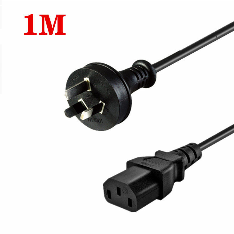 笔记本电源适配c13品字国标10a三脚转换插头