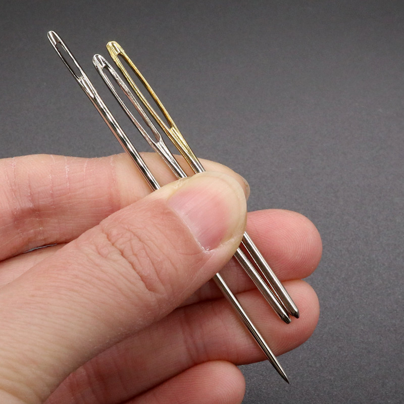 diy缝针缝钝头针金尾大眼毛衣毛线缝合针大孔丝带针