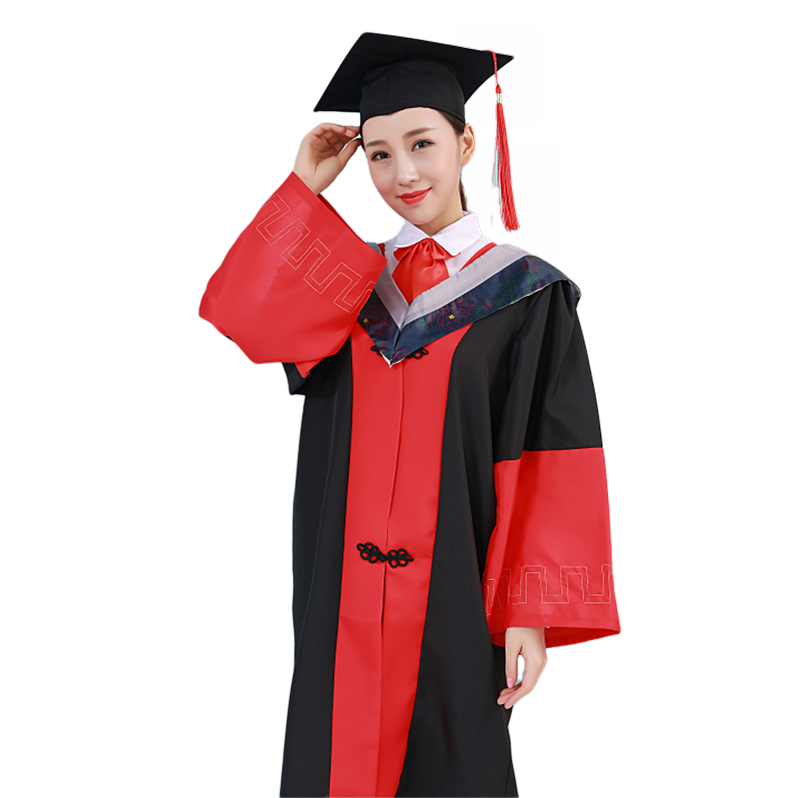 博士礼服成人学士表演大学生毕业学位服女定制学生校服