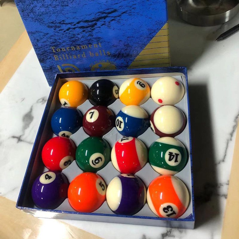 台球桌球水晶球八球标准一套8号美式用品配件台球