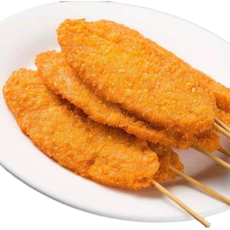 鸡排串小吃速冻油炸霸王鸡排商用裹粉半成品香脆生鸡肉