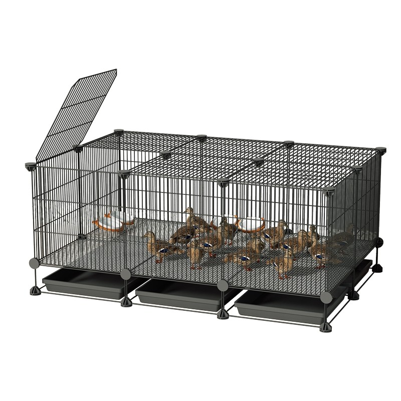 鸭笼家用幼苗通用育雏加密小鸡小鸭笼子带托狗笼子