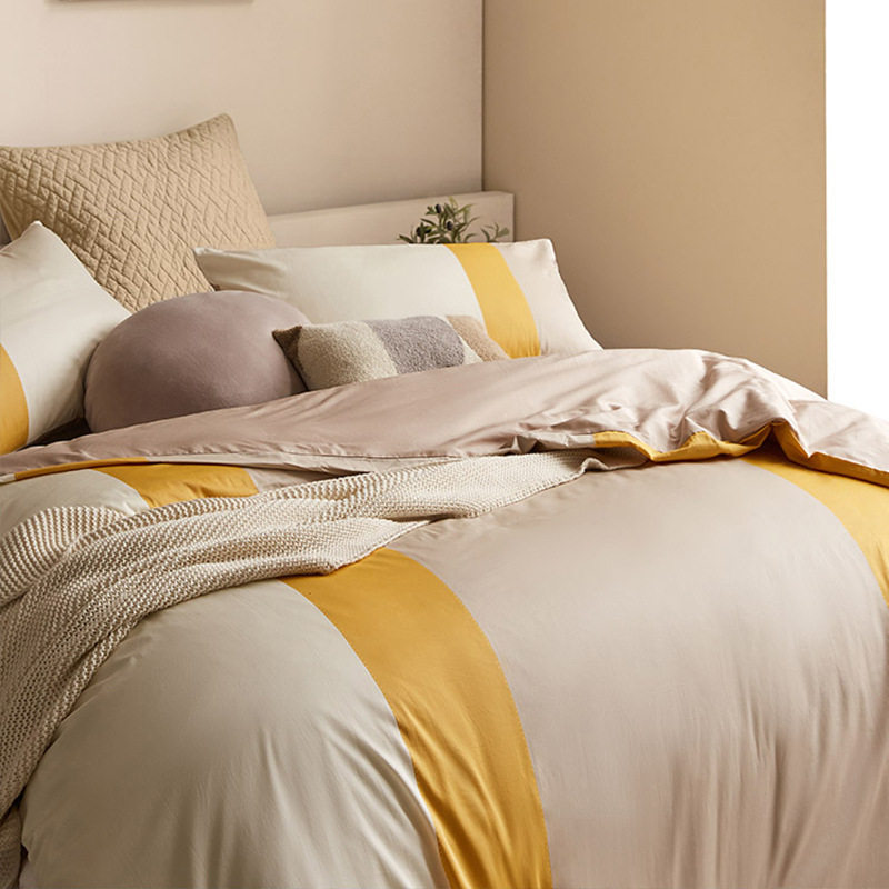 英国sanderson四件件套60s高端轻奢莫兰兰迪拼色床品套件