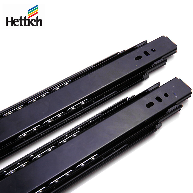 德国海蒂诗5632三节滑轨 缓冲阻尼抽屉滑轨 家具衣柜五金轨道导轨