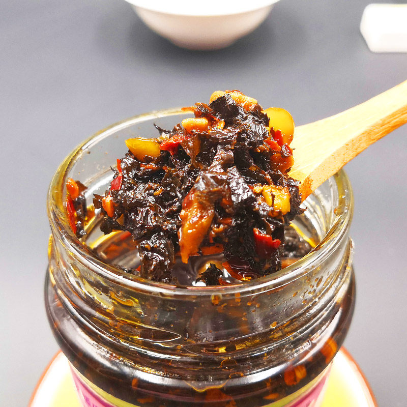 湖北特产三毛紫苏酱拌饭酱拌面香辣烧烤辣椒酱酱类调料