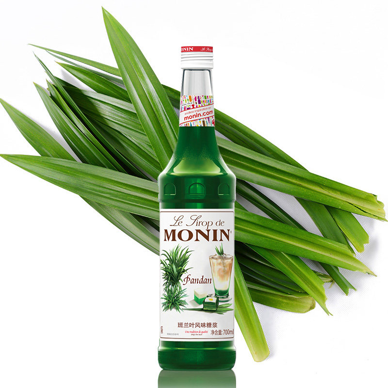 配方monin莫林班兰叶风味糖浆700ml斑斓叶果露咖啡糖浆