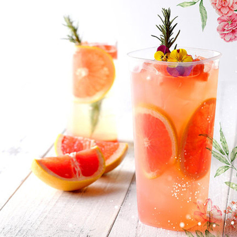 果汁惠尚饮西柚大红袍茶饮料浓浆冲调饮品1l浓缩果蔬汁