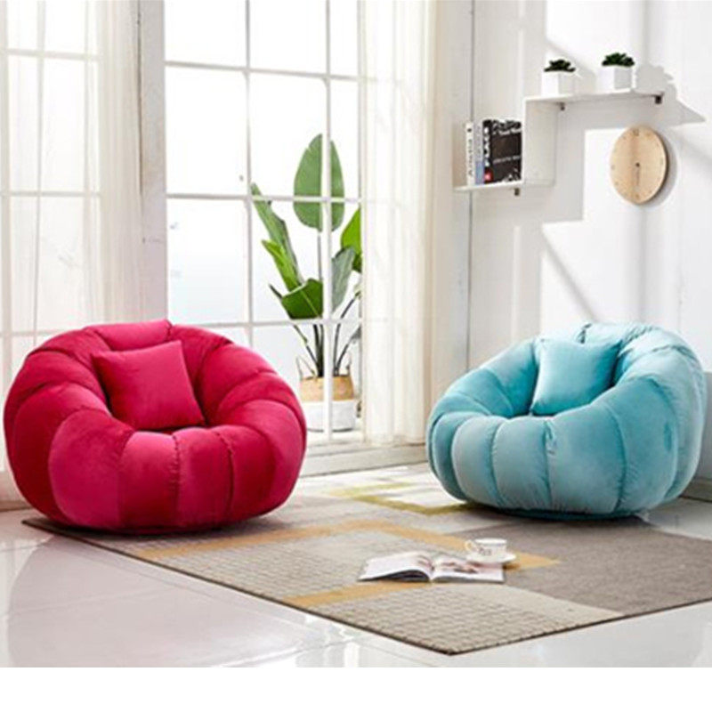 网红迷你懒人南瓜卧室小型可爱阳台创意轻奢懒人沙发