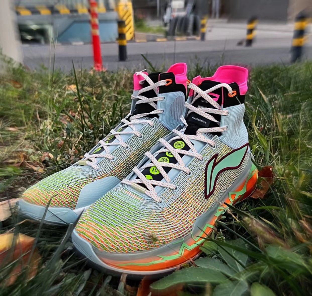 lining李宁驭帅蓝色晶体回弹高帮减震篮球球鞋篮球鞋