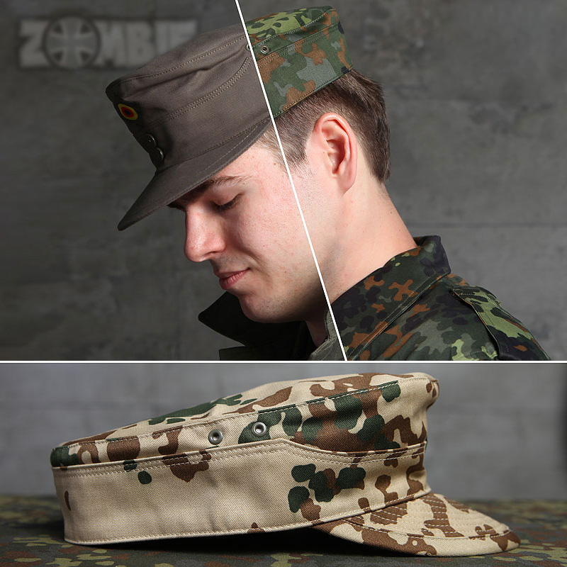 德军德国公发军版原品户外丛斑沙漠斑点多功能山地作战战术小兵帽