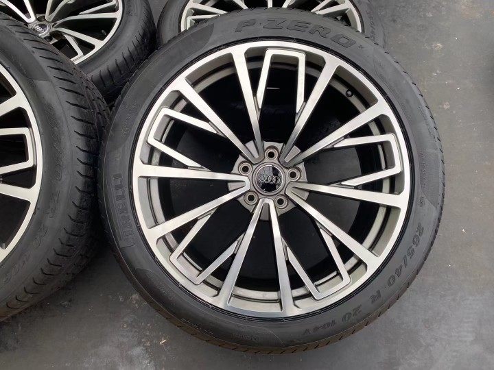 适用新款奥迪a6原厂20寸铝合金轮毂轮胎升级轮毂