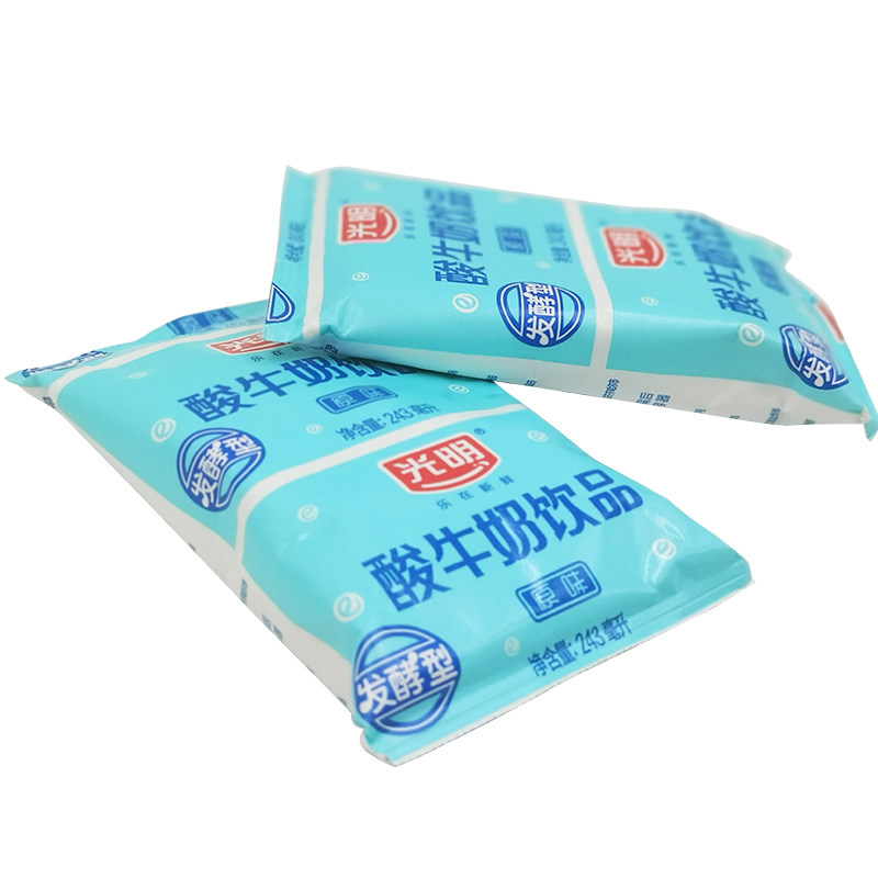 光明酸牛奶243ml12袋含乳饮料袋装营养早餐学生儿童酸奶