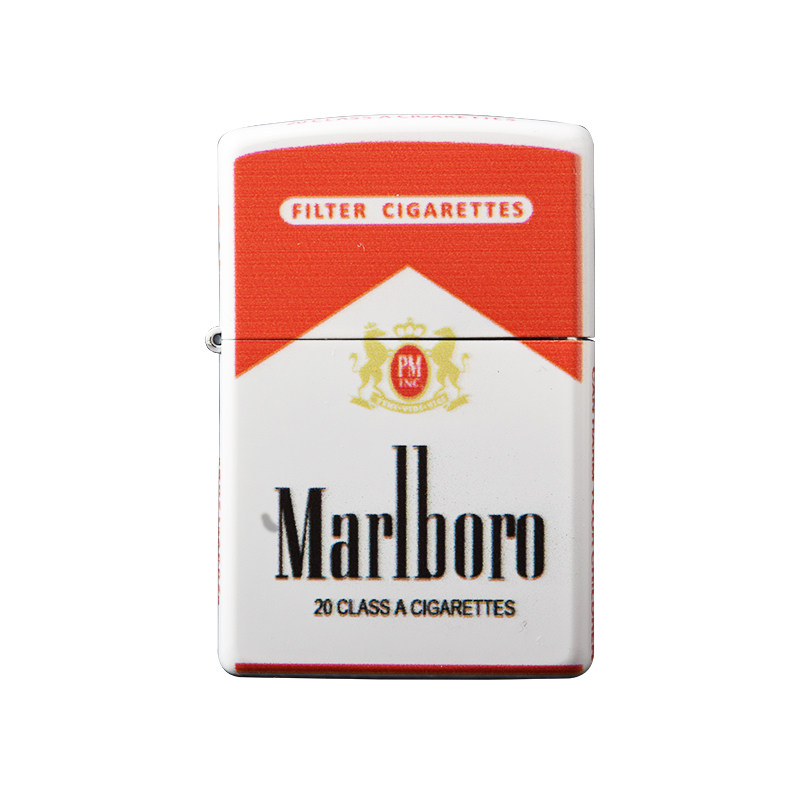 zippo原装正品煤油火机复古纯铜个性万宝路打火机煤油打火机